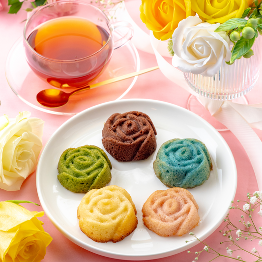 幸せを運ぶバラ フィナンシェ・5個入り箱